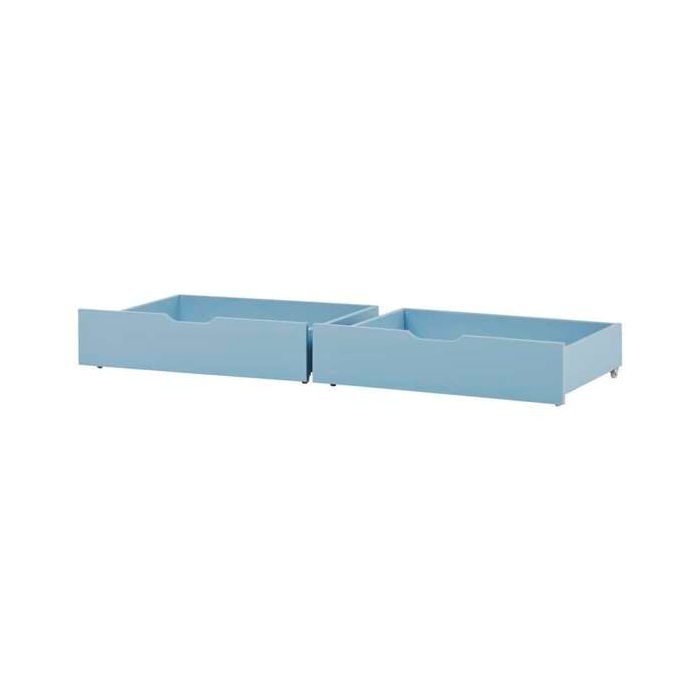 Hoppekids ECO Comfort sängynaluslaatikko 2kpl pyörillä (153x19x60 cm), Dream Blue
