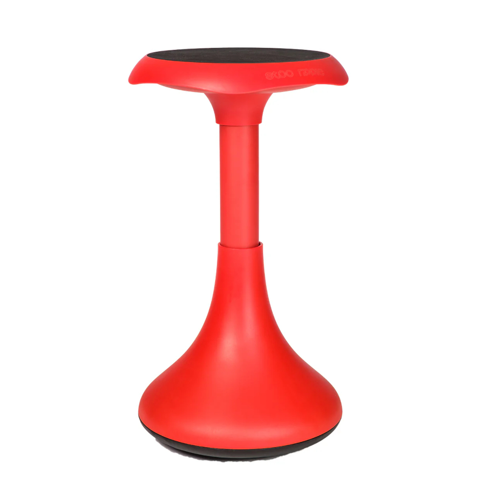 Stoo® Ripple aktiivituoli - 44-63 cm, punainen/musta istuin