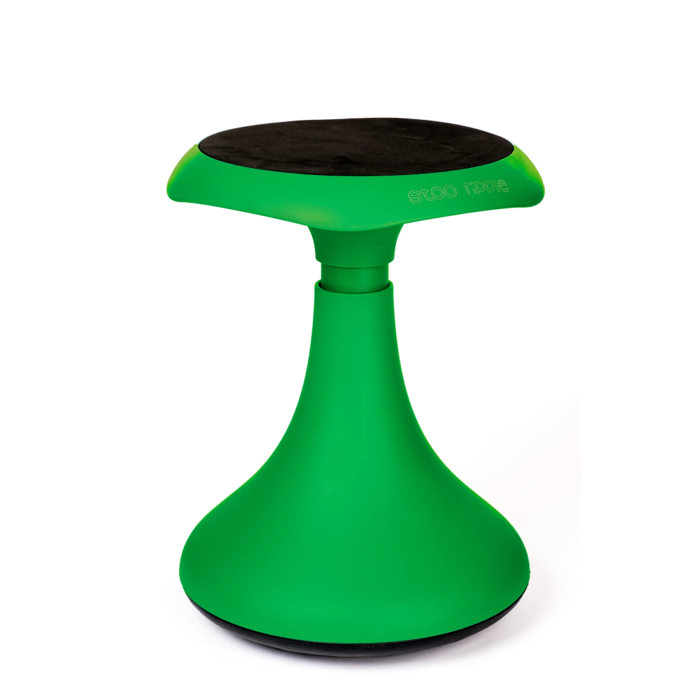 Stoo® Ripple aktiivituoli - 44-63 cm, vihreä/musta istuin